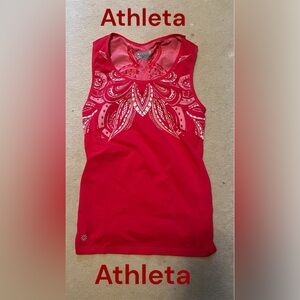 NWOT Athleta Stride Graphic Tank Top S